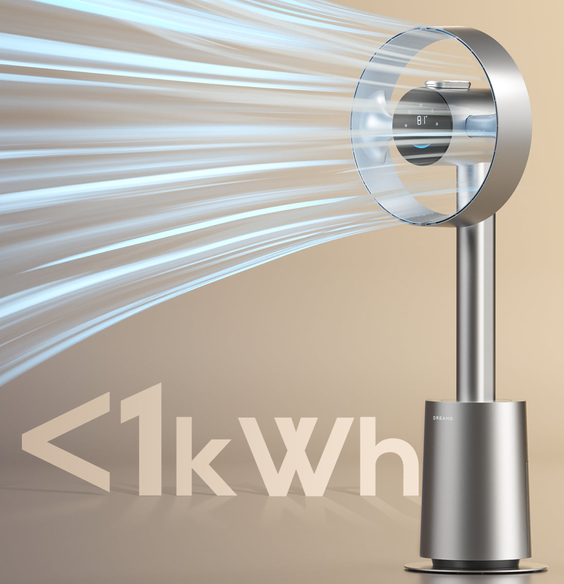 Chłód przez całą noc za mniej niż 1 kWh*